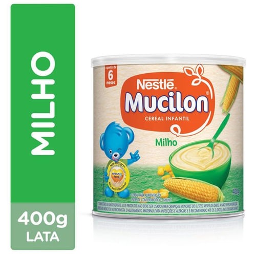 Mucilon Milho Ceral Infantil Lata 400g