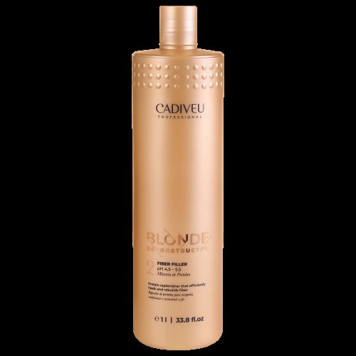 Máscara de Protéina Fiber Filler Blonde Reconstructor - Cadiveu Professional - 1000ml