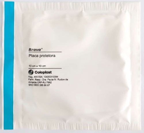 Brava Placa Protetora 10Cmx10Cm Coloplast