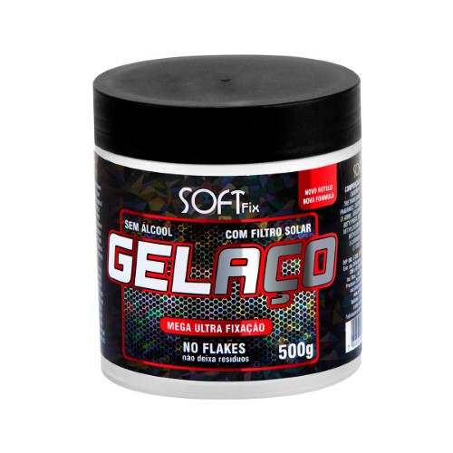 Gel Aço Fixador Capilar Soft Fix 500g