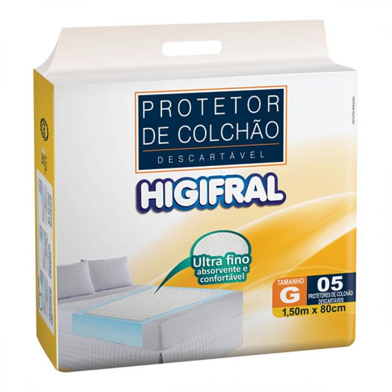 Protetor De Colchão Higifral - Descartável - Tam G