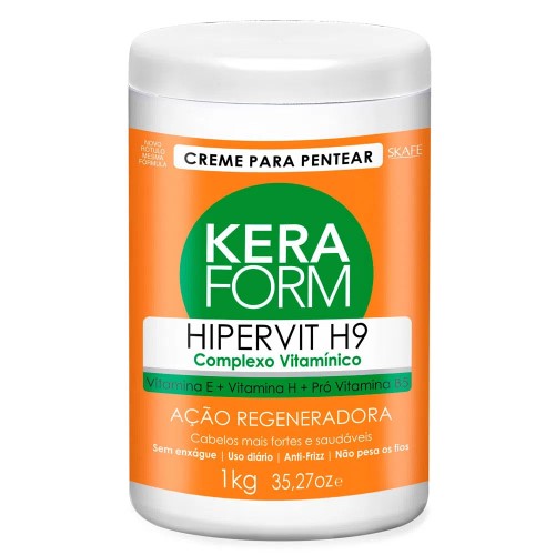 Skafe Keraform HiperVit H9 - Creme para Pentear