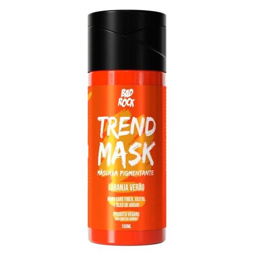 Máscara Pigmentante Bad Rock Trend Mask Laranja Verão 150ml