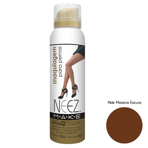 Maquiagem Para As Pernas Neez Pele Morena Escura 150ml