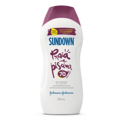 Protetor Solar Corporal Sundown Praia e Piscina FPS 70 com 200ml