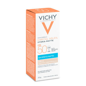 Vichy Capital Soleil Hydra-Matte FPS 50 Cor 1.0 com 30g