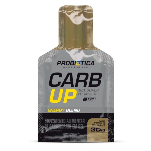 Carb Up Probiótica Baunilha Gel 30g