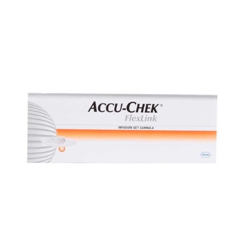 Cânula Para Bomba De Insulina Accu-chek Flexlink 8mm 10 Unidades