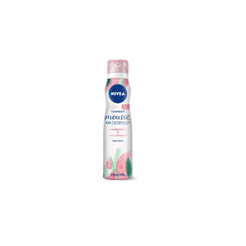 Mousse Hidratante Corporal Nivea Framboesa & Chá Branco 200ml