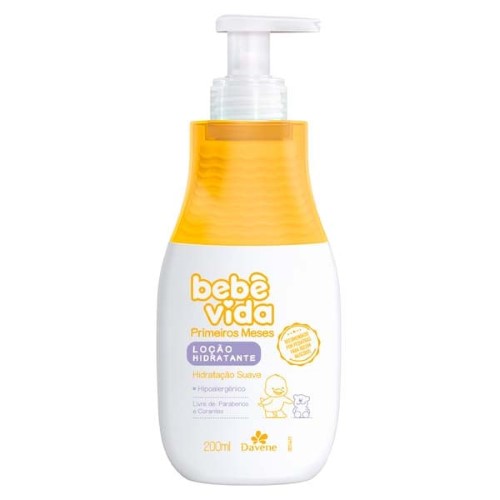 Leite Hidratante Bebê Vida Primeiros Meses 200ml