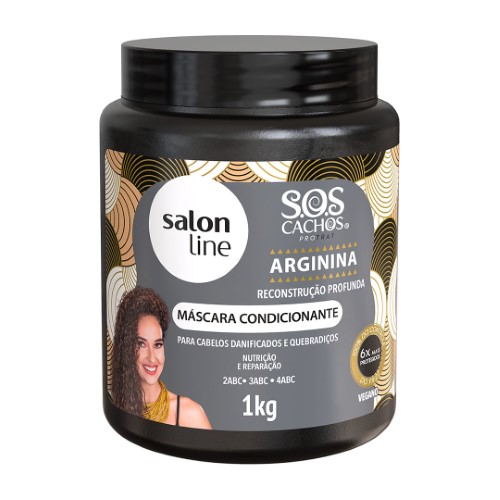 Máscara Capilar Salon Line 1000g Cachos Arginina