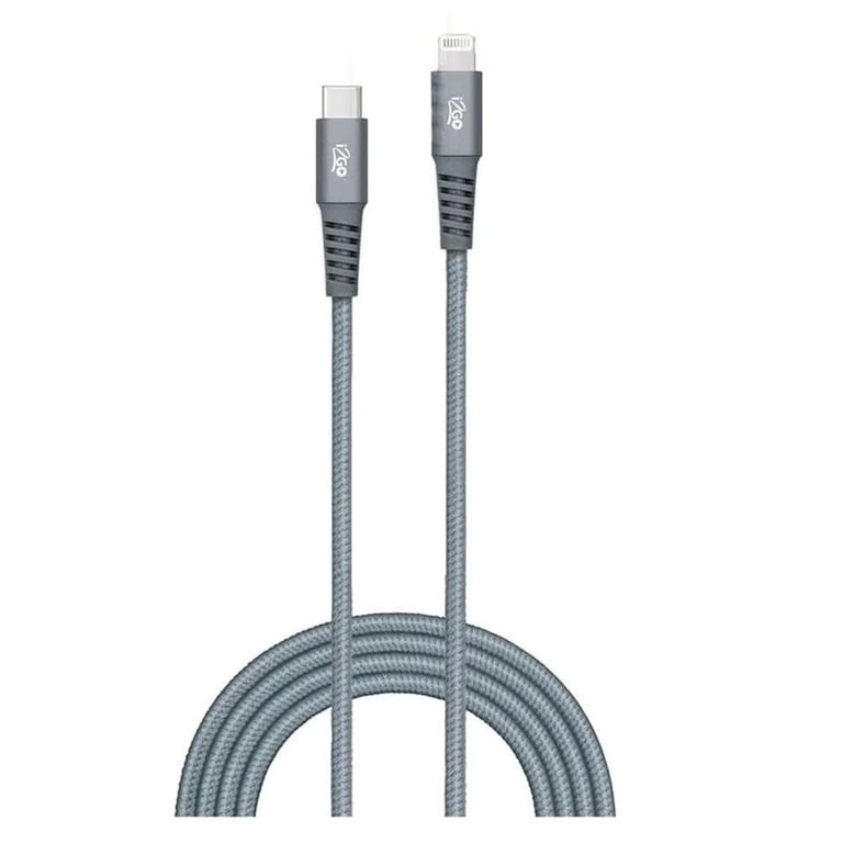 Cabo Lightning + Usb-c I2go Mfi Cinza 2m