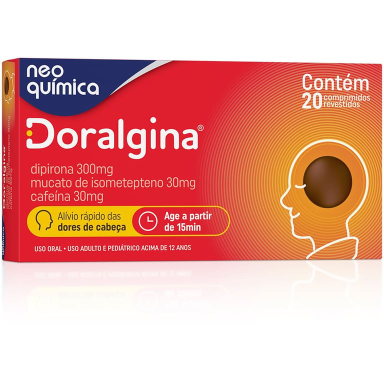 Doralgina Com 20 Comprimidos Revestidos 300+30+30mg