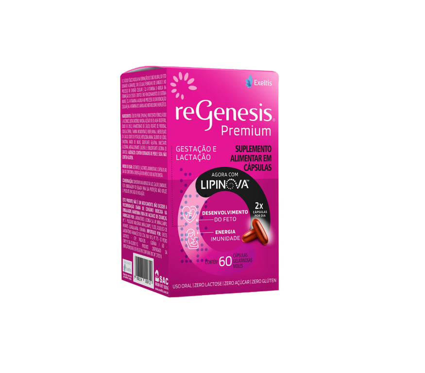 Suplementos Alimentar Regenesis Premium Lipinova 60 Capsulas