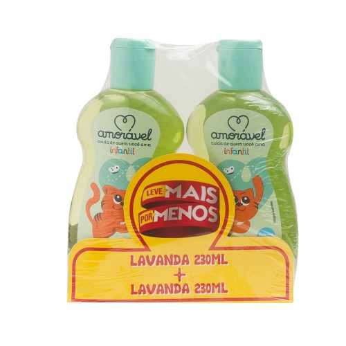 Kit Amorável Lavanda Infantil 230ml + Lavanda Infantil 230ml Leve Mais Pague Menos