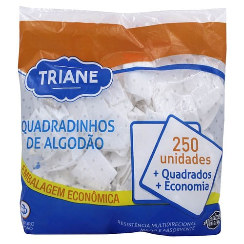 Algodão Triane quadradinhos com 250 unidades