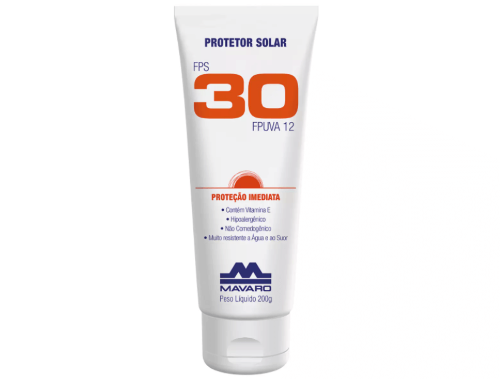 Protetor Solar FPS 30 - 120g - Mavaro