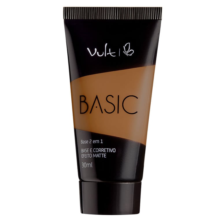 Base Líquida 16 Vult Basic 2 Em 1 Efeito Matte - 30ml