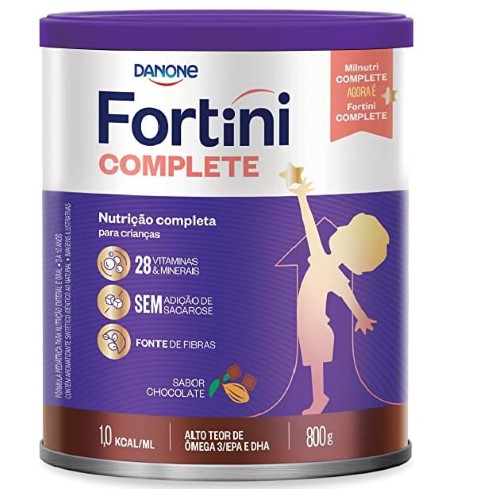 Suplemento Alimentar Infantil Fortini Complete Chocolate 800g