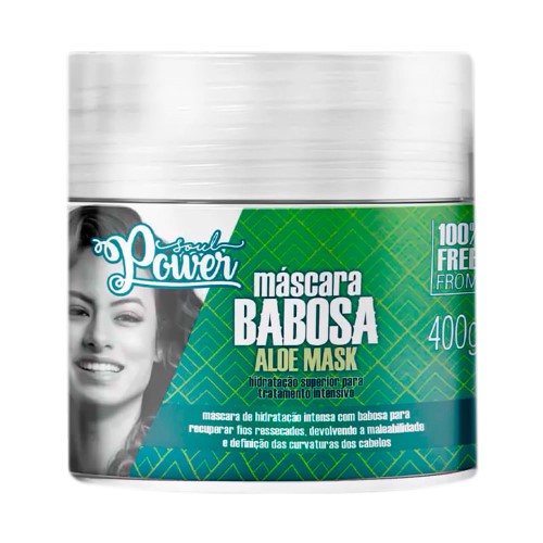 Máscara Capilar Soul Power Babosa Aloe Cream Hidratante 400g