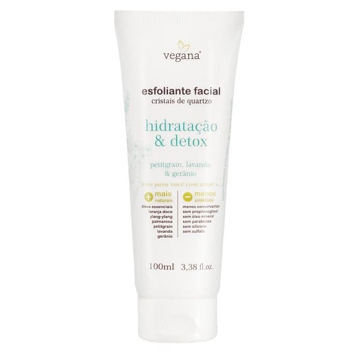 Esfoliante Facial Vegana Hidratação & Detox