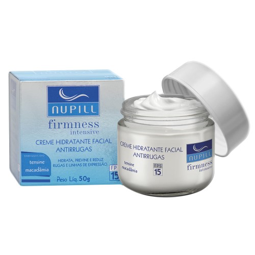 Creme Hidratante Facial Antirrugas Nupill FPS 15 com 50g