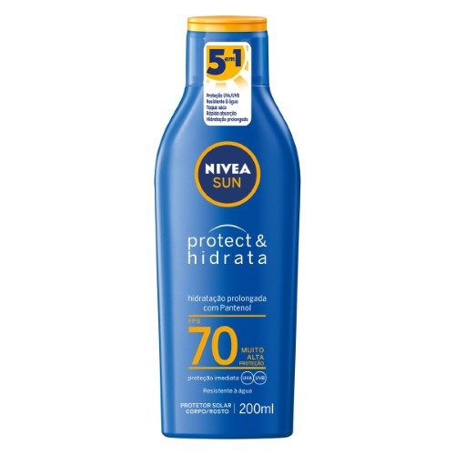 Protetor Solar Nivea Sun Protect & Hidrata Fps 70 200ml