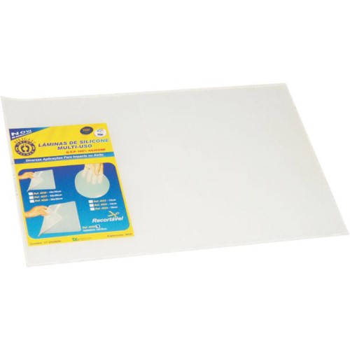 Lamina Silicone Multi Uso Quadrada 10X20cm 4027