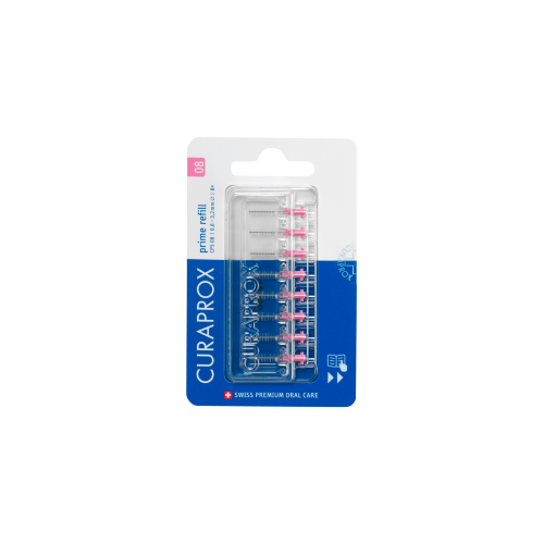 Refil para Escova Interdental Curaprox Prime 0,08mm 8 unidades