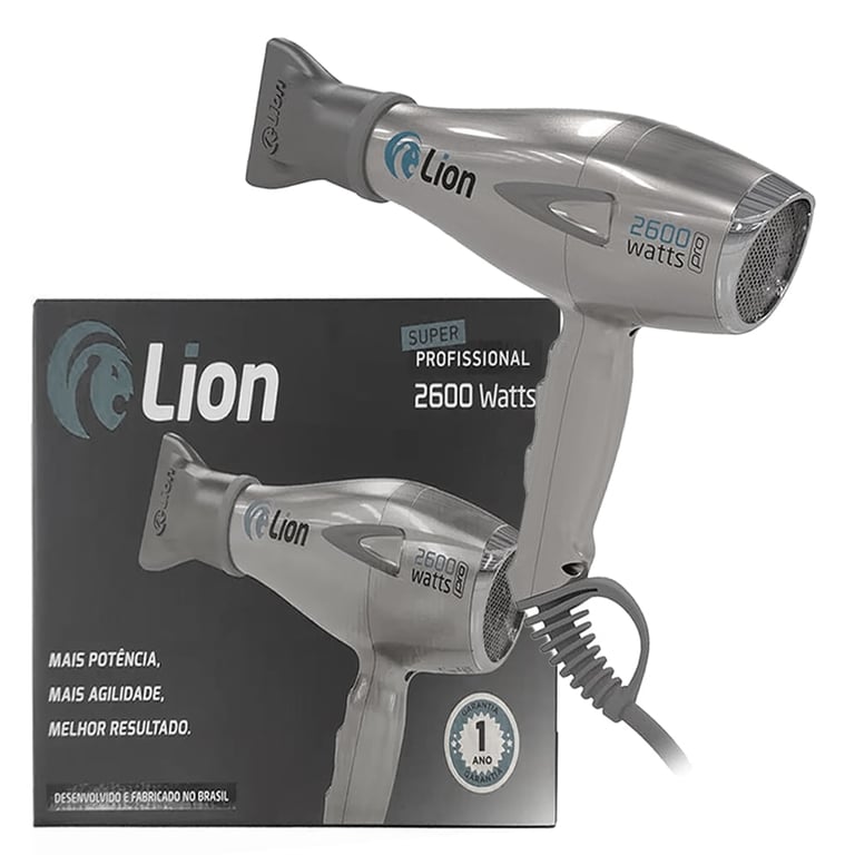 Secador Profissional Lion Tutti Dourado 2600W 220V