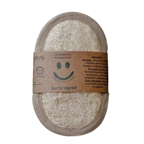 Bucha Vegetal Natural Biodegradável e Compostável – Ares de Mato