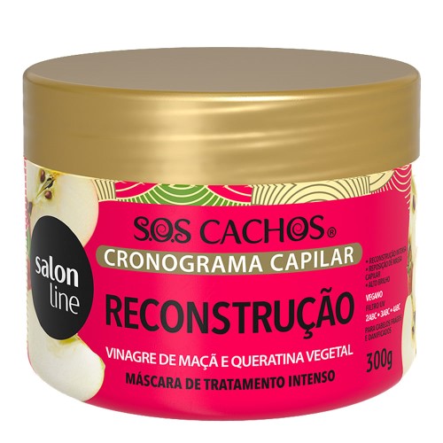 Máscara de Tratamento Capilar Salon Line SOS Cronograma de Recuperação 300g