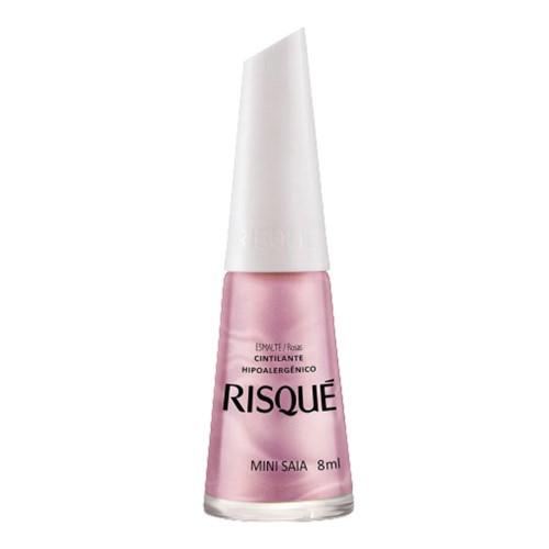 Esmalte Cintilante Risqué Rosas Mini Saia 8ml