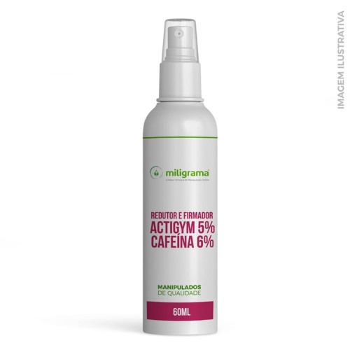 Spray Redutor e Firmador Corporal com Actigym 5% e Cafeína 6% 60ml