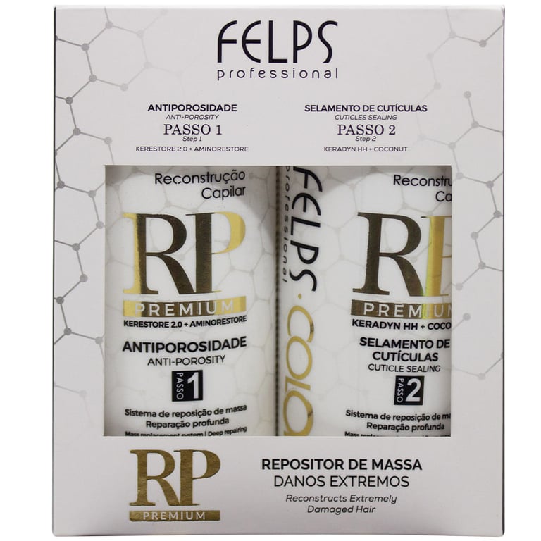 Felps Reconstrução Premium Kit – Antiporosidade + Selamento de Cutículas