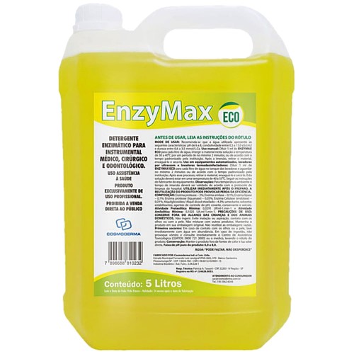 Detergente Enzimático EnzyMax ECO - 5 litros