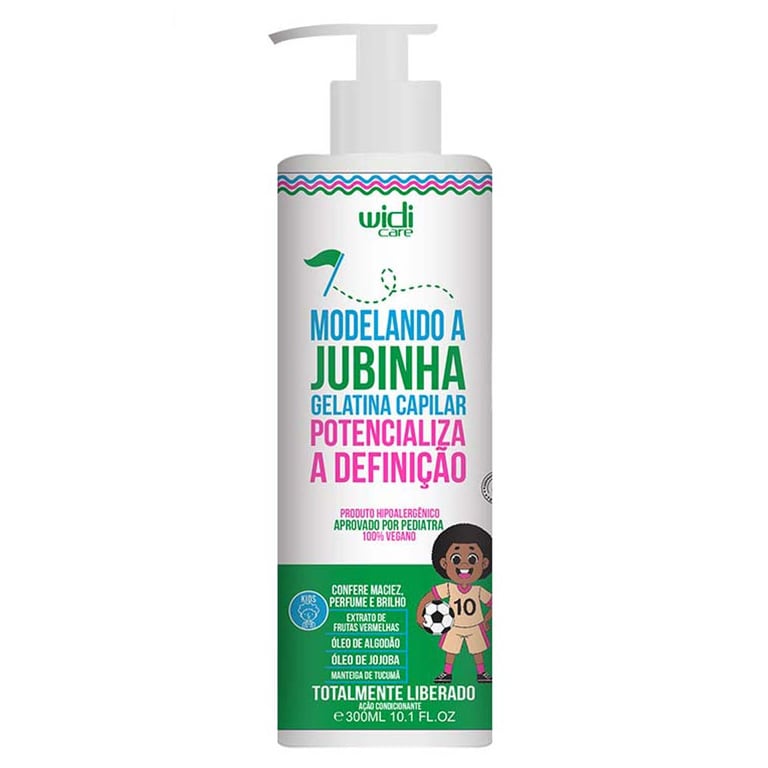 Modelando a Jubinha Gelatina Capilar Potencializa a Definição Widi Care 300g