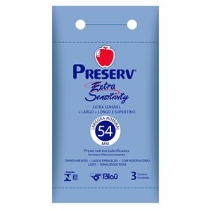 Preservativo Extra Sensitivity 3Un - Preserv