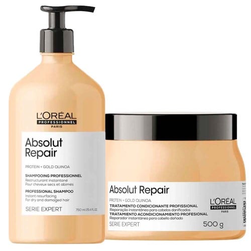 L`oréal Professionnel Absolut Repair Kit Shampoo + Máscara 