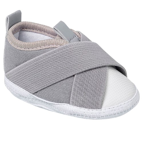 Tênis para bebê Slip-On Cinza - Keto Baby