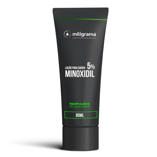 Loção para Barba com Minoxidil 5% 80ml