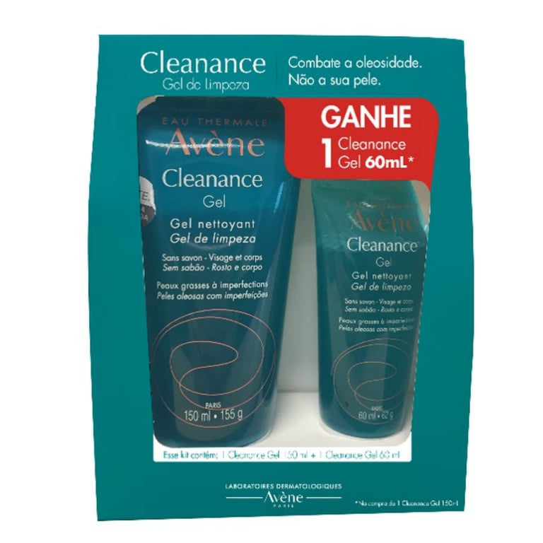 Avène Cleanance Gel 150ml Grátis Cleanance Gel 60ml