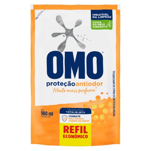 Lava Roupas Omo Liq 900ml Protecao Antio