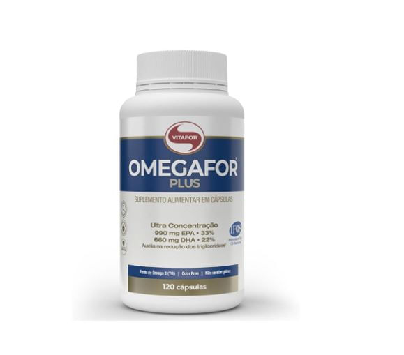 Suplemento Alimentar Vitafor Omegafor Plus 1000mg 120 Cápsulas