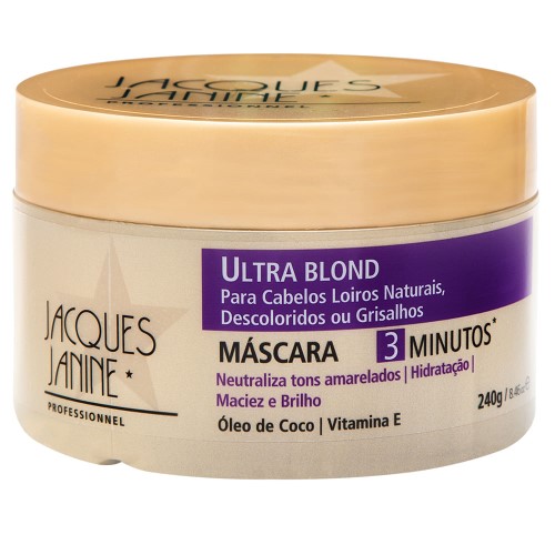 Máscara Capilar Jacques Janine Ultra Blond com 240g