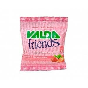 Pastilhas Valda Friends Morango Zero Açúcar 25g