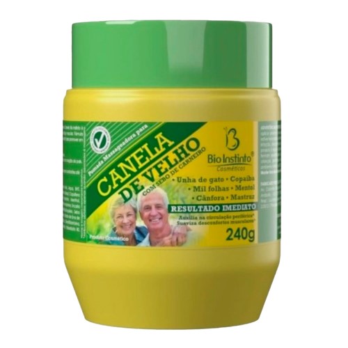 Pomada Massageadora Canela De Velho 240g