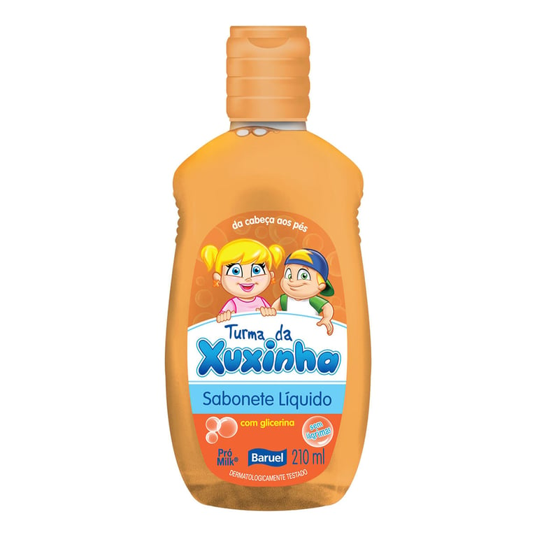 Sabonete Líquido Turma da Xuxinha Glicerinado 210ml