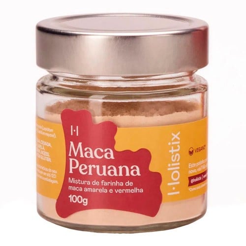 Maca Peruana Pura Disposição Estimulante Libido Natural 100g Holistix