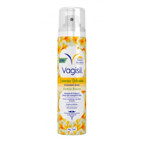 Desodorante Íntimo em Spray Vagisil Jasmim Branco